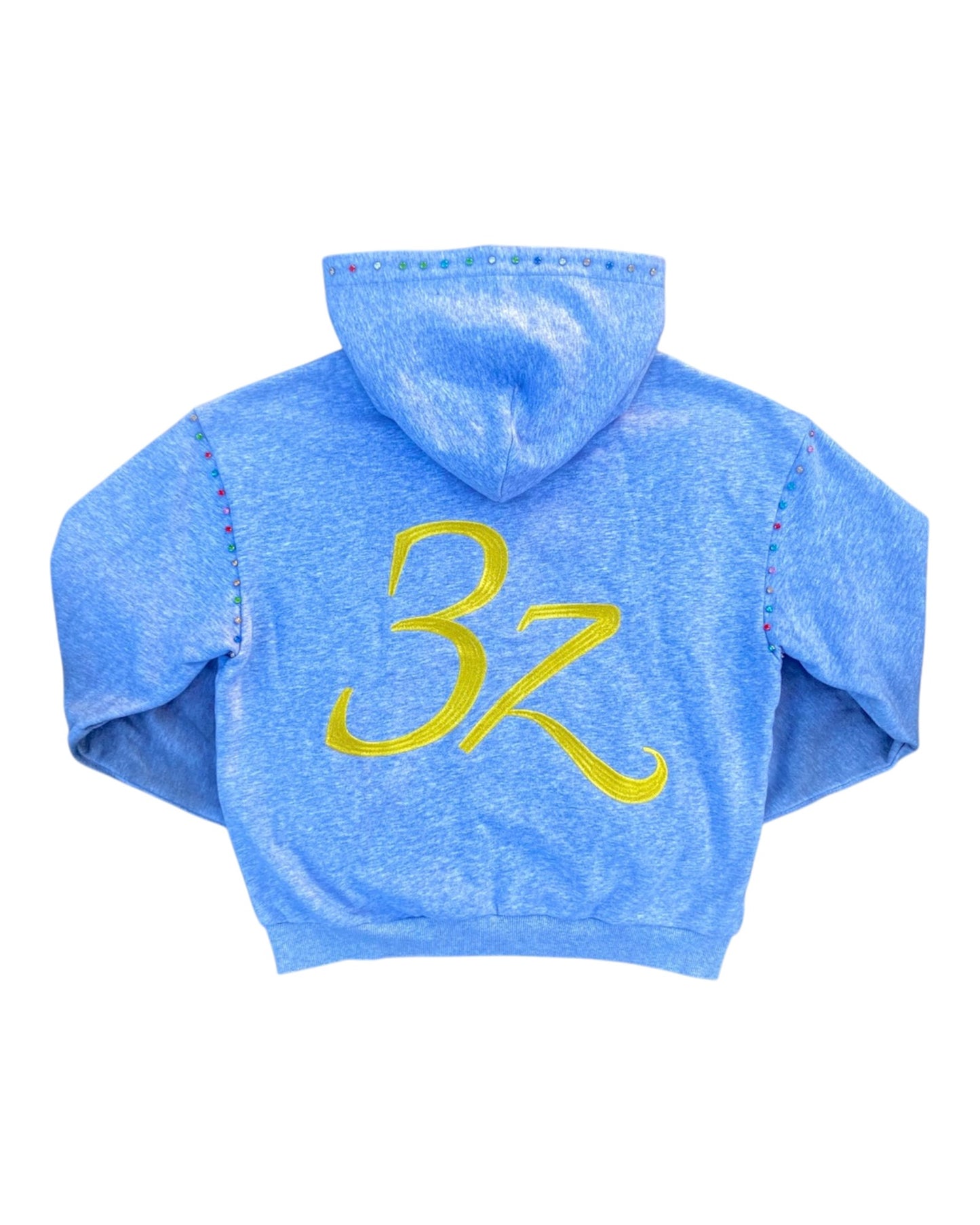 3z Embellished Zip Up - Gray