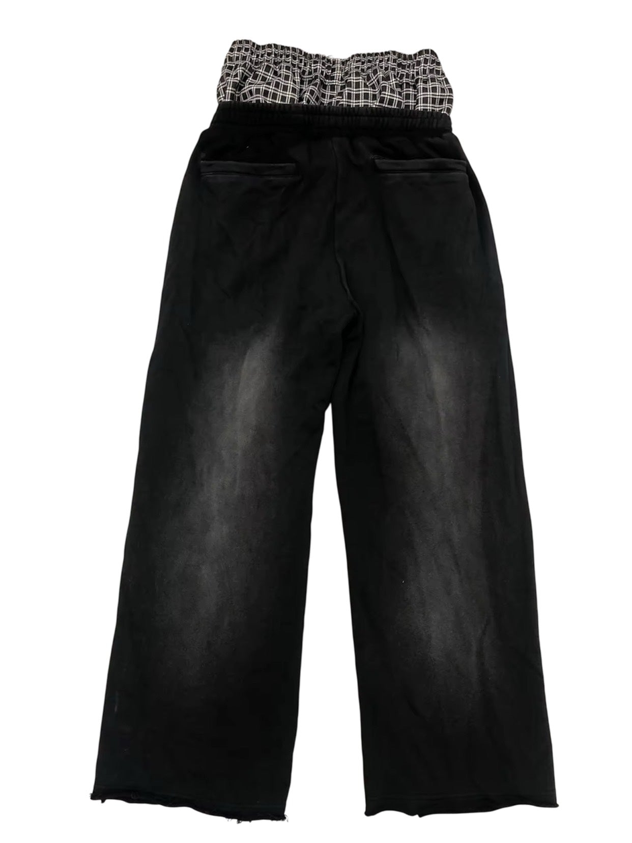 Double Waisted Sweats - Black