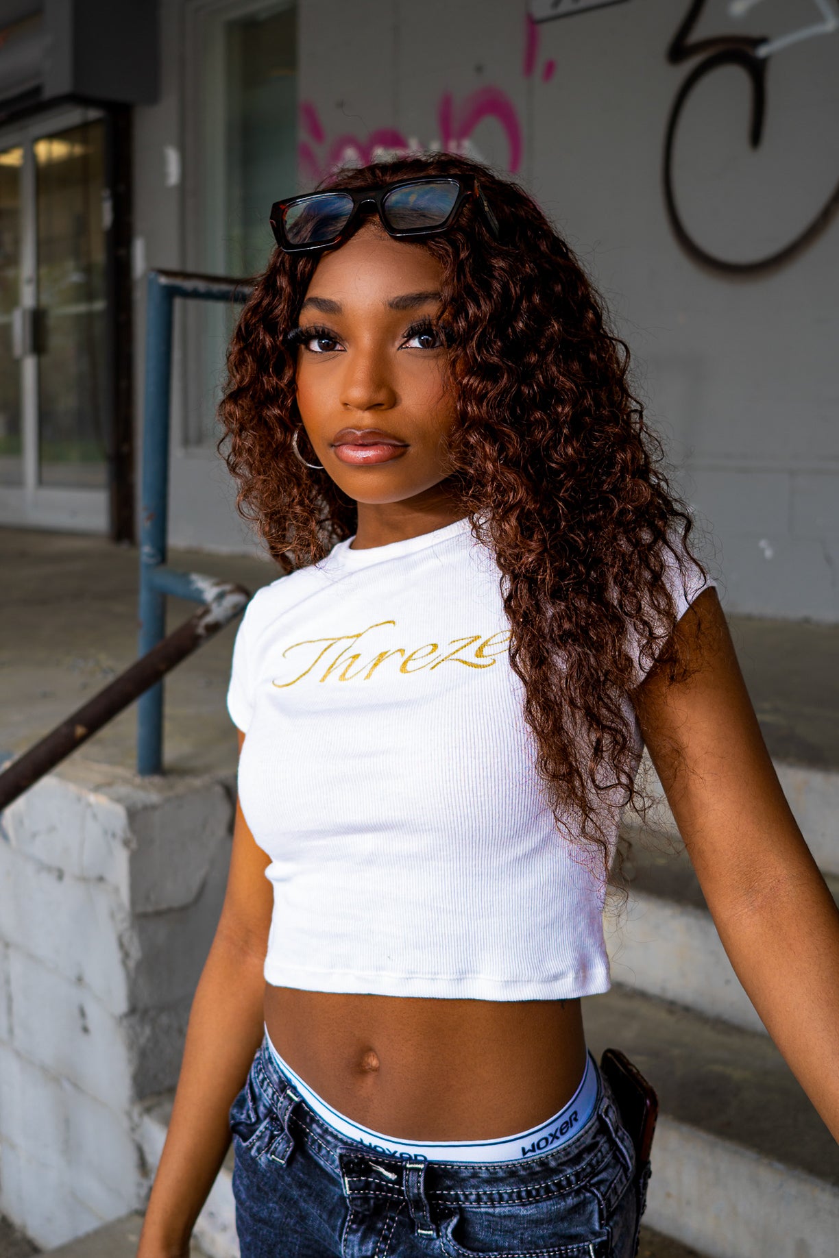 White Threze-Stimulus Tee
