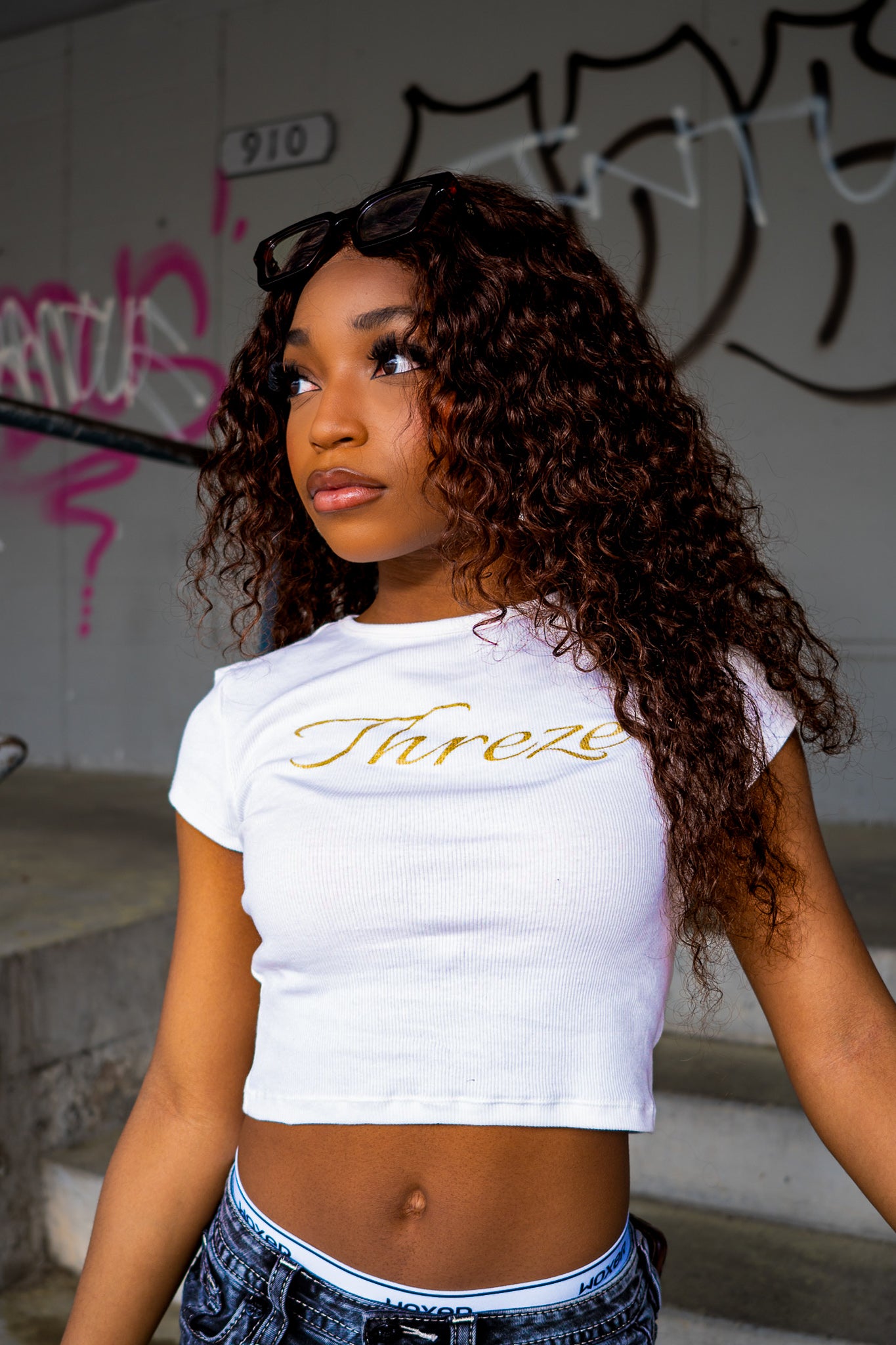 White Threze-Stimulus Tee