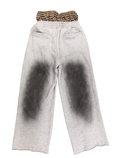 Double Waisted Sweats - Gray